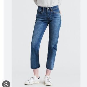 Bnwot Levi’s Wedgie Crop Jeans